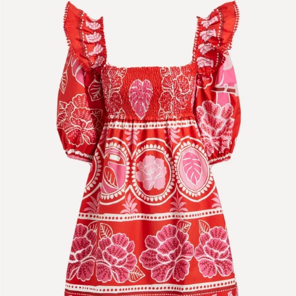 FARM Rio Summer Sunrise mini dress size S NWT